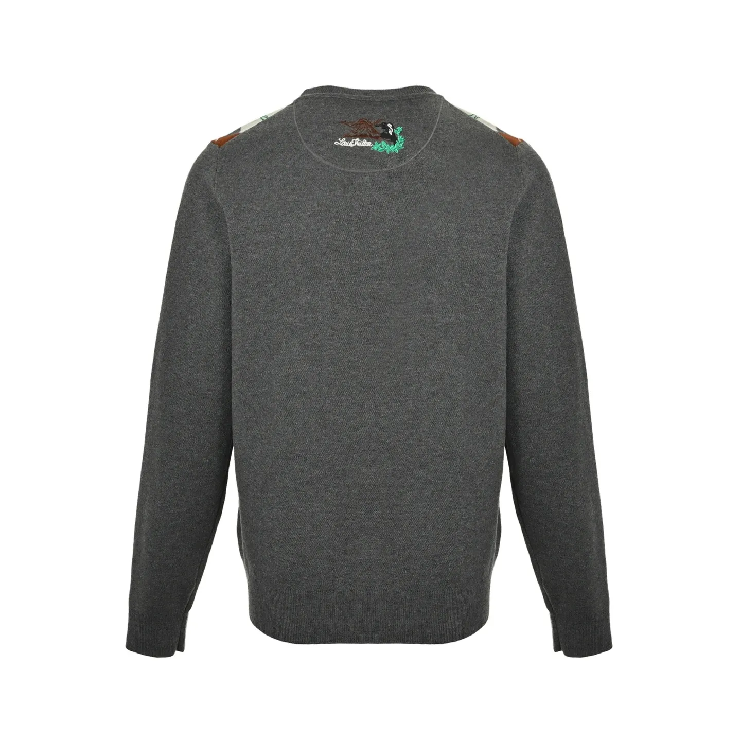 Louis Vuitton/Louis Vuitton 25Fw diamond jacquard woolen sweater